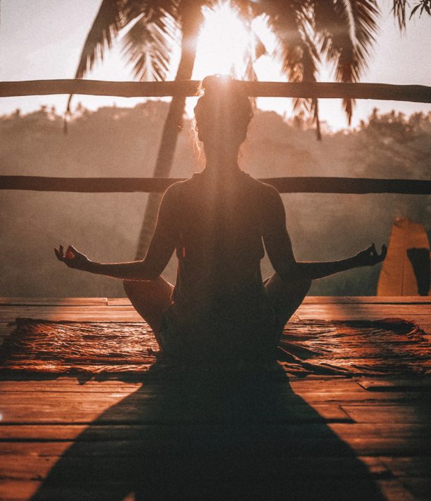 Jóga a meditování na Bali