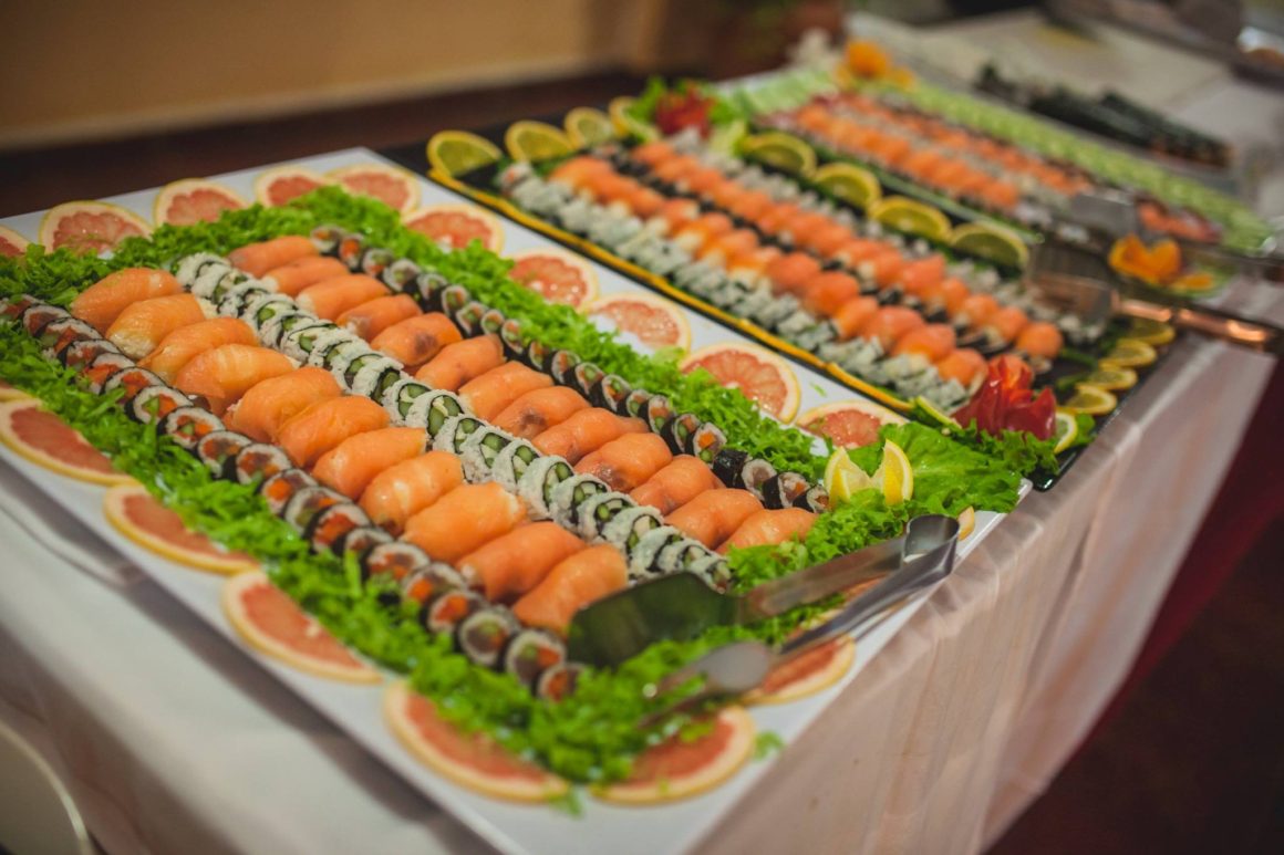 Sushi servírované na Kapverdách